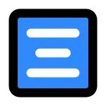 Align Text Center One SVG Icon